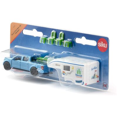 Siku 1693 Die-Cast Vehicle Ford F150 Pick-Uo Camper