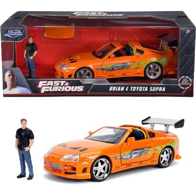 Jada Fast & Furious Die-cast 1:24 Brian with Toyota Supra