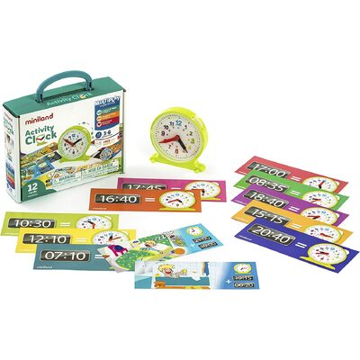 Miniland Activity Clock Educational Toy
