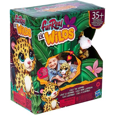 furReal Lil? Wilds Lolly the Leopard Animatronic Toy: Electronic Plush Pet