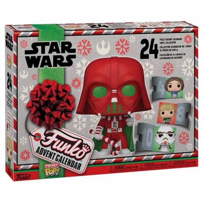 Funko Pocket Pop 2022 Star Wars Holiday Advent Calendar 24pc Vinyl Figures