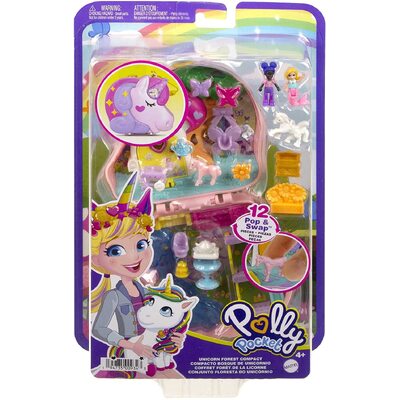 Polly Pocket Sushi Shop Cat Restaurant Compact Playset