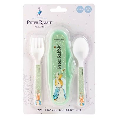 Beatrix Potter Peter Rabbit 2pc Travel Cutlery Set