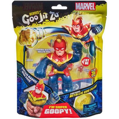 Marvel Heroes of Goo Jit Zu Hero Pack Figure (Series 5) [Pack: Captain Marvel]