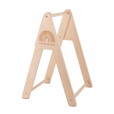 Miniland Dolls Wooden Clothes Rack