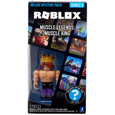 Roblox Series 3 Muscle Legends Muscle King 3-Inch Deluxe Mystery Pack