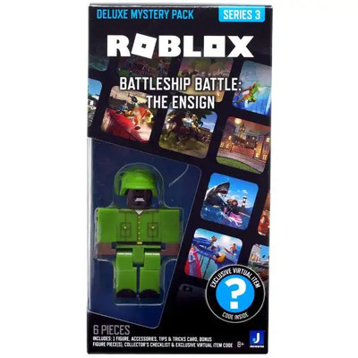 Roblox Series 3 Battleship Battle The Ensign 3-Inch Deluxe Mystery Pack