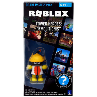 Roblox Series 3 Tower Heroes: Demolitionist 3-Inch Deluxe Mystery Pack