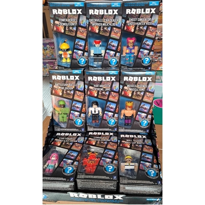 Set of 9 Roblox Series 3 Deluxe Mystery Pack- Jake, Kandi, Samurai, Demolitionist, Muscle King Ghost Hunter