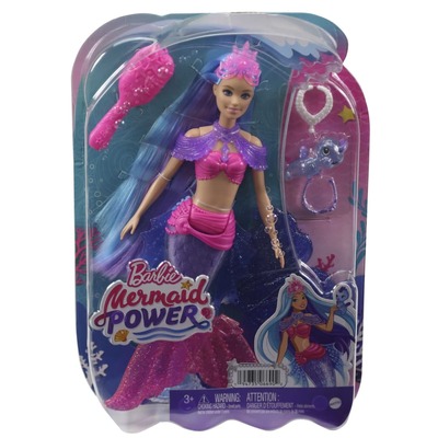 Barbie Mermaid Power "Malibu" Doll With Pet And Accessories