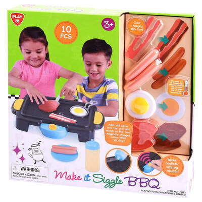 PlayGo Electronic Make It Sizzle BBQ 10pc Role Play Set