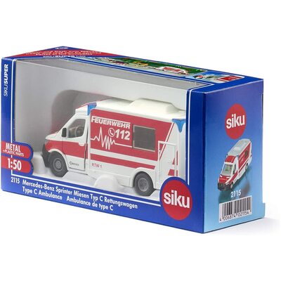 Siku 2115 Die-Cast Vehicle Mercedes Benz Sprinter 1:50 Scale