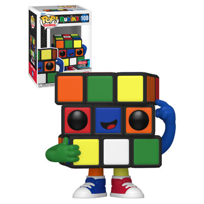 Funko POP Retro Toys Rubik's Cube NYCC 2022 #108 Vinyl Figure