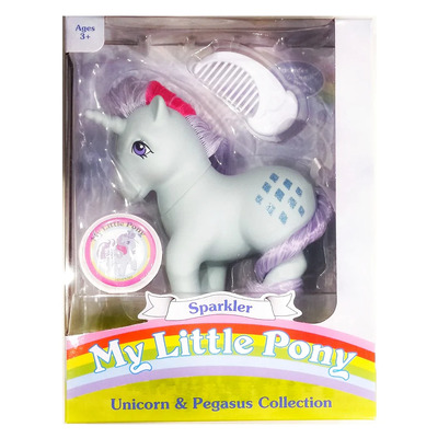 My Little Pony Classic Rainbow Ponies Unicorn & Pegasus Collection Sparkler Pony Figure
