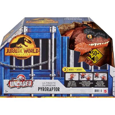 Jurassic World Dominion Uncaged Ultimate Pyroraptor Interactive Dinosaur Toy
