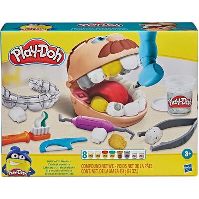 Play-Doh Drill n Fill Dentist with Cavity and Metallic Colored Modeling Compound Playset