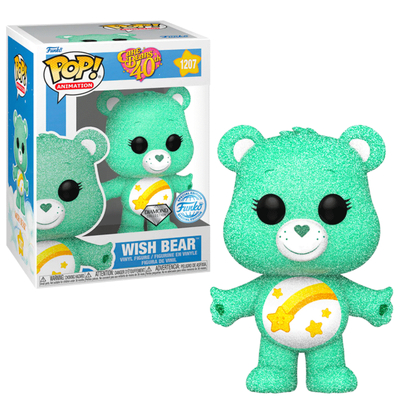 Funko Pop Care Bears 40th Wish Bear (Diamond Collection) #1207 Vinyl Figure