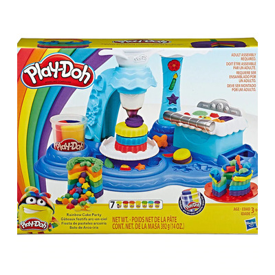 Play-Doh Rainbow Cake Party Playset