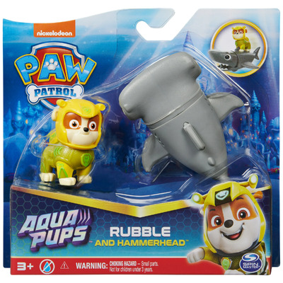 PAW Patrol Aqua Pups Rubble and Hammerhead Action Figure