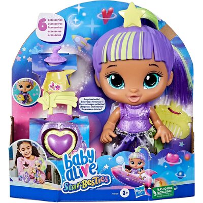 Baby Alive Star Besties Doll Lovely Luna 8-inch