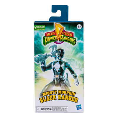 Power Rangers Mighty Morphin Black Ranger Figure 15cm Action figure