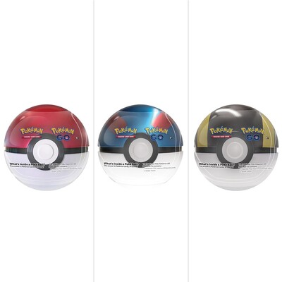 Pokemon TCG: Pokemon Go Pokeball Tin (Set of 3)