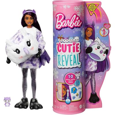 Barbie Cutie Reveal Snowflake Sparkle Doll Owl