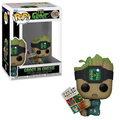 Funko Pop Marvel I Am Groot TV Groot with Book #1192 Vinyl Figure