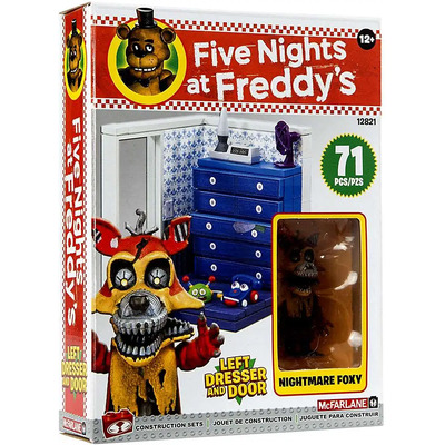 Five Nights at Freddy's Left Dresser & Door Small Construction Set [Nightmare Foxy]