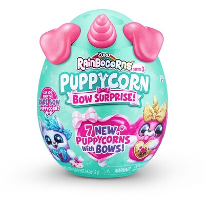 Zuru Rainbocorns Puppycorn Bow Surprise Surprise! Toy - Assorted