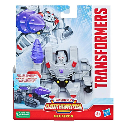 Transformers Classic Heroes Team Megatron Converting Toy 4.5-Inch Figure