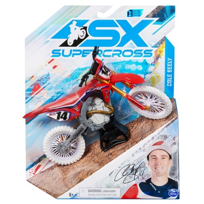 SX Supercross 1:10 Die-Cast Motorcycle Cole Seely