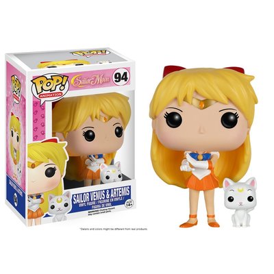 Funko POP Animation: Sailor Moon Sailor Venus & Artemis Vinyl Figure #94