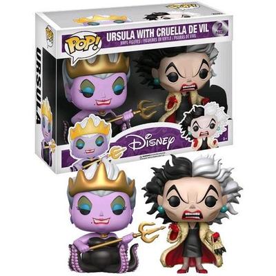 Funko Pop Disney Ursula with Cruella de Vil Exclusive Vinyl Figures