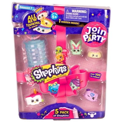 Shopkins Join the Party Season 7 - 5 Pack Assorted