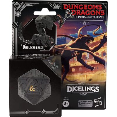 Dungeons & Dragons Honor Among Thieves Dicelings Black Displacer Beast 