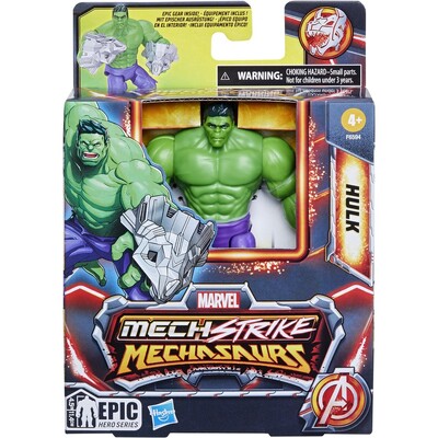 Marvel Mech Strike Mechasaurs 4.5 Inch Hulk Figure