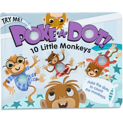 Melissa & Doug Poke-A-Dot: 10 Little Monkeys Book