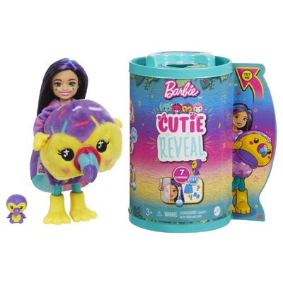 Barbie Cutie Reveal Chelsea Doll Jungle Series - Toucan