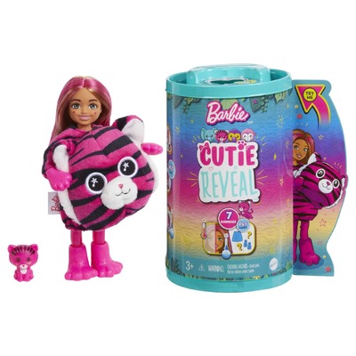 Barbie Cutie Reveal Chelsea Doll Jungle Series - Tiger