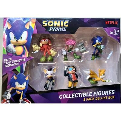 Sonic Prime 6.5cm Collectible Figures 8 Pack Deluxe Box - Pack 2