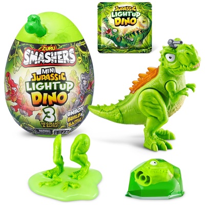 Zuru Smashers Mini Jurassic Light Up Dino Egg Assortment