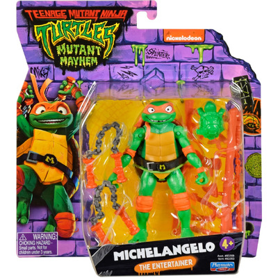 TMNT Teenage Mutant Ninja Turtles Mayhem Action Figure Michelangelo The Entertainer