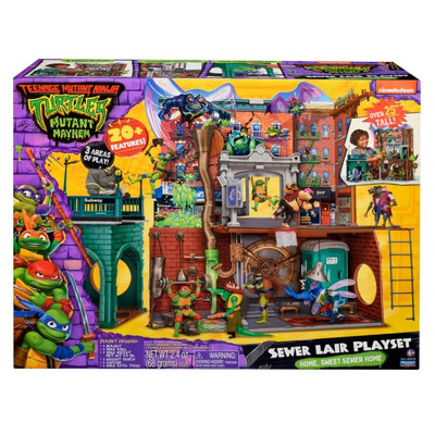TMNT Teenage Mutant Ninja Turtles Movie Mayhem Sewer Lair Playset