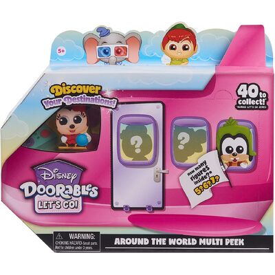Disney Doorables Lets Go Around the World Collectible Figures Assorted