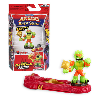 Legends of Akedo Beast Strike 1 Player Pack Plus Controller [Pack: Tricerachops]