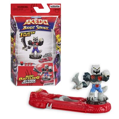 Legends of Akedo Beast Strike 1 Player Pack Plus Controller [Pack: Blood Paw]