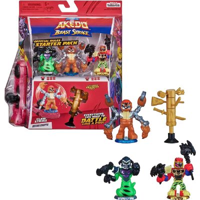 Legends of Akedo Beast Strike Official Rules Starter Pack Claw Strike Mecha Choppa