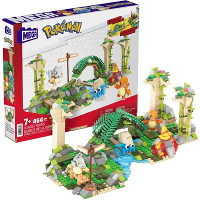 MEGA Pokemon Jungle Ruins Building Toy Set 464pcs