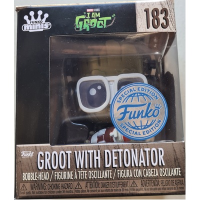 Funko Minis Marvel I am Groot Vinyls Box [Pack: Groot with Detonator #183]